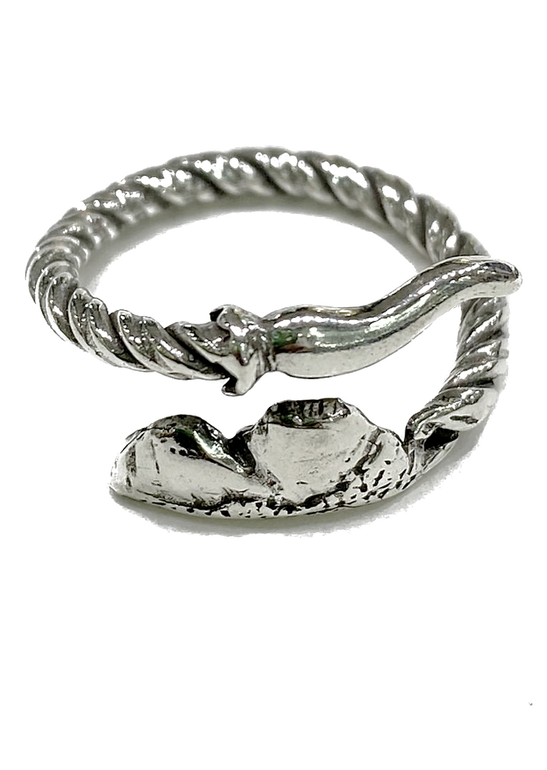 Anello Corno Con Vesuvio 