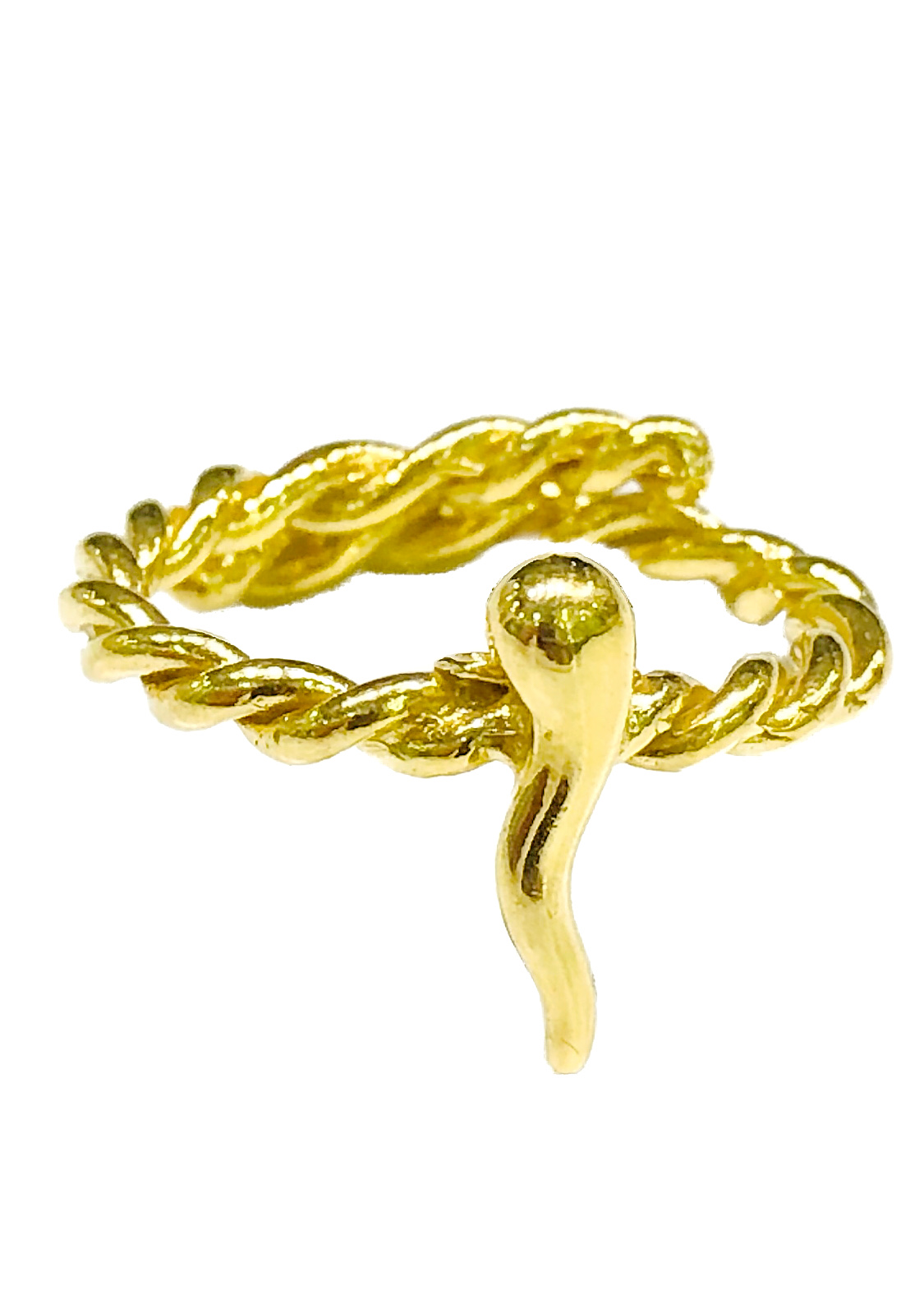 Anello Corno Dorato
