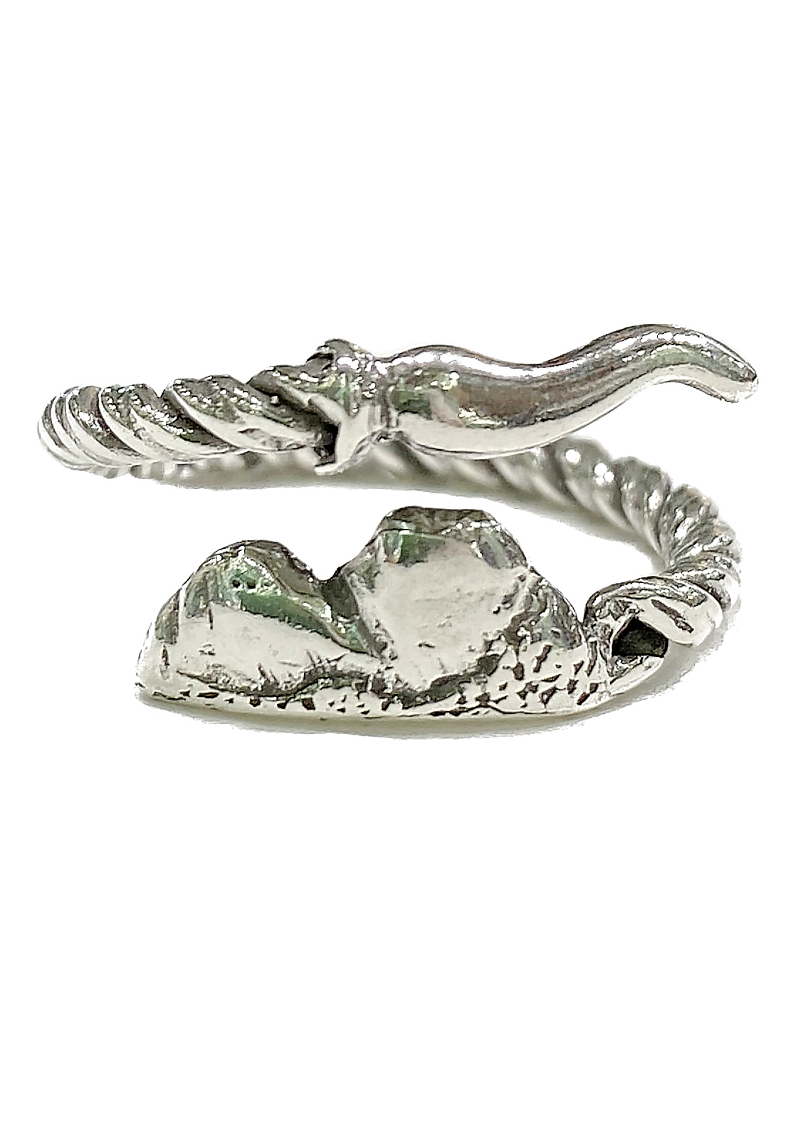 Anello Corno Con Vesuvio 